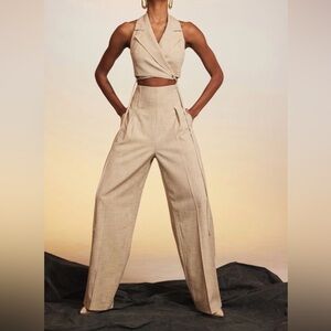 Cult Gaia Vaneya top in Ecru Sz 0